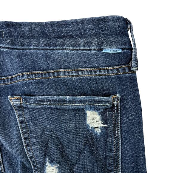MOTHER The Looker Ankle Skinny Fray in Alley Cat Size 28 - Picture 5 of 8